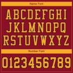 Personalized Cardinal Gold Black Football Jersey for Men and Women - Mesh Design 2 Personalized Cardinal Gold-Black Mesh