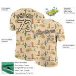 Personalized 3D Cowboy Accessory T-Shirt - City Cream Black Performance Tee Personalized City Cream Black 3D Cowboy Accessory