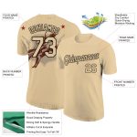 Personalized 3D Cowboy Rodeo Performance T-Shirt in Black for City Fans Personalized City Cream Black 3D Cowboy Rodeo Performance