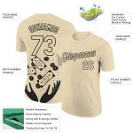 Personalized Black 3D Dollar Sign T-Shirt for Money Theme - City Design Performance Tee Personalized City Cream Black 3D