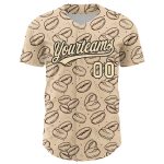 Personalized 3D International Coffee Day Baseball Jersey - City Cream Black Personalized City Cream Black 3D International