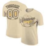 Personalized Oktoberfest Beer Festival T-Shirt Cream Black 3D Design for Men and Women Personalized City Cream Black 3D Oktoberfest