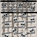 Personalized 3D Skull American Flag Cream Black-White Performance T-Shirt Personalized City Cream Black-White 3D Skull And