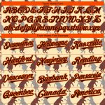 Custom Name and Number Rabbit Baseball Jersey - Personalized Cream Brown-Orange 3D Pattern Design Team Apparel Personalized