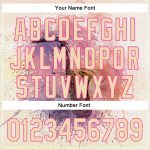Personalized 3D International Jazz Day Baseball Jersey Cream Pink City Design Personalized City Cream Pink 3D International