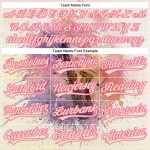 Custom Name Number International Jazz Day Baseball Jersey Personalized City Cream Pink 3D Pattern Design Personalized City