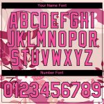 Personalized Breast Cancer Awareness Performance T-Shirt - 3D Pink Ribbon, Cream Pink and Black Personalized City Cream Pink-Black