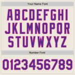 Custom Two Tone Bomber Jacket with Personalized Name and Number in Cream Aqua Purple Pink-Black Varsity Style Full-Snap Personalized