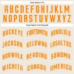 Custom Name and Number Authentic Baseball Jersey in Cream Bay Orange - Personalized Team Jersey Personalized Cream Bay Orange