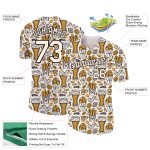 Personalized 3D Oktoberfest Beer Festival T-Shirt - Cream Black Performance Tee Personalized Cream Black 3D Oktoberfest Beer