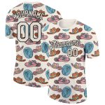 Personalized 3D Pattern Cowboy T-Shirt - Cream Black Design, Unique Performance Accessory Personalized Cream Black 3D Pattern