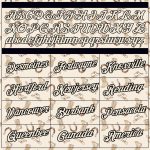 Custom Name Number Cowboy T-Shirt - Personalized Cream Black 3D Pattern Design Performance Accessory for Teams Personalized