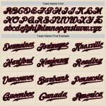 Custom Name and Number Baseball Jersey - Personalized Black-Crimson Fade Fashion Team Jersey Personalized Cream Black-Crimson