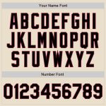 Custom Name and Number Baseball Jersey - Personalized Black-Crimson Fade Fashion Team Jersey Personalized Cream Black-Crimson