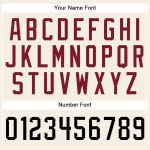 Custom Name and Number Black Crimson Sleeveless Baseball Jersey - Personalized Team Apparel Personalized Cream Black-Crimson