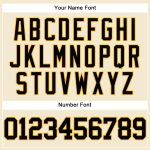 Personalized Black-Gold Throwback Baseball Jersey - Authentic Cream Mesh Design Personalized Cream Black-Gold Mesh Authentic