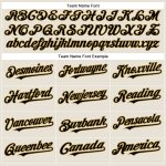 Personalized Black Cream Gold Baseball Jersey for Men and Women - Customizable Sports Apparel Personalized Cream Black-Old