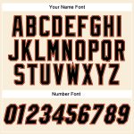 Personalized Cream Black Gold Baseball Jersey - Custom Name Sports Apparel Personalized Cream Black-Old Gold Baseball Jersey