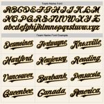 Personalized Black Gold Cream Sleeveless Baseball Jersey for Men Personalized Cream Black-Old Gold Sleeveless Baseball Jersey