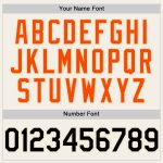 Custom Black-Orange 3D Confetti Baseball Jersey - Personalized Sports Apparel Personalized Cream Black-Orange 3D Confetti