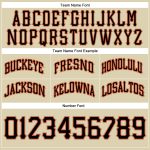 Custom Name and Number Authentic Personalized Throwback Basketball Shorts in Cream Black-Orange Personalized Cream Black-Orange