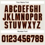 Custom Cream Black-Orange Baseball Jersey - Personalized Sports Apparel Personalized Cream Black-Orange Baseball Jersey