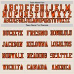 Personalized Black-Orange Cream Football Jersey - Authentic Mesh Style Personalized Cream Black-Orange Mesh Authentic Football