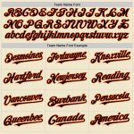Custom Name and Number Personalized Black-Orange Cream Mesh Baseball Jersey - Authentic Throwback Style Personalized Cream