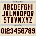 Custom Name and Number Personalized Black-Orange Cream Mesh Baseball Jersey - Authentic Throwback Style Personalized Cream