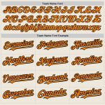 Custom Two-Button Unisex Softball Jersey - Personalized Cream Black Pinstripe with Team Name & Number Personalized Cream