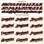 Custom Name and Number Personalized Crimson-Black Pinstripe Baseball Jersey - Authentic Team Apparel Personalized Cream Black