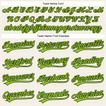 Personalized Neon Green Black Pinstripe Baseball Jersey for Men and Women Personalized Cream Black Pinstripe Neon Green Baseball