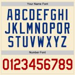 Custom Name Number Personalized Basketball Jersey - Cream Black Pinstripe Red-Royal Authentic Team Gear Personalized Cream
