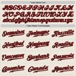 Customizable Black-Red Cream Baseball Jersey - Authentic Sportswear for All Fans Personalized Cream Black-Red Authentic Baseball