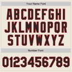 Customizable Black-Red Cream Baseball Jersey - Authentic Sportswear for All Fans Personalized Cream Black-Red Authentic Baseball