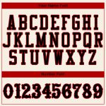 Custom Authentic Baseball Jersey with Personalized Name and Number - Cream Black-Red Personalized Cream Black-Red Authentic