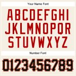 Custom Name Number Personalized Baseball Jersey Authentic Sleeveless Cream Black-Red Team Apparel Personalized Cream Black-Red