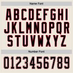 Custom Black-Red Cream Hockey Jersey - Personalized Team Apparel for Fans Personalized Cream Black-Red Hockey Jersey