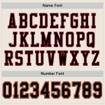 Custom Black Red Mesh Football Jersey - Personalized Sports Apparel Personalized Cream Black-Red Mesh Football Jersey
