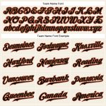 Personalized Black Red Cream Baseball Jersey Sleeveless for Men and Women Personalized Cream Black-Red Sleeveless Baseball