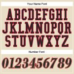Personalized Black Red Cream Throwback Basketball Jersey for Men and Women Personalized Cream Black-Red Throwback Basketball