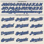 Personalized Black-Royal Baseball Jersey - Custom Cream Color Jersey for Men Personalized Cream Black-Royal Baseball Jersey