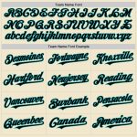 Personalized Black-Teal Cream Mesh Throwback Baseball Jersey for Men and Women Personalized Cream Black-Teal Mesh Throwback