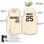 Personalized V-Neck Basketball Jersey in Cream and Black for Custom Team Apparel Personalized Cream Black V-Neck Basketball