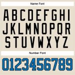Custom Name and Number Hockey Jersey - Personalized Cream Blue-Black Lace Neck Team Jersey Personalized Cream Blue-Black