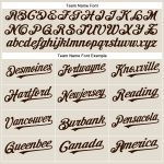 Custom Name and Number Personalized Baseball Jersey Cream Brown Authentic Team Apparel Personalized Cream Brown Authentic
