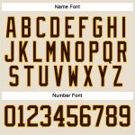 Custom Name Number Hockey Jersey - Personalized Cream Brown Gold Lace Neck Team Personalized Cream Brown-Gold Hockey Lace