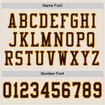 Custom Brown Gold Mesh Football Jersey with Personalized Name and Number - Authentic Team Gear Personalized Cream Brown-Gold