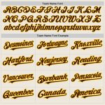 Personalized Baseball Jersey with Cream Brown-Gold Raglan Sleeves Personalized Cream Brown-Gold Raglan Sleeves Baseball Jersey