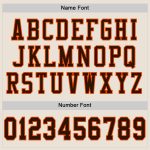 Personalized Cream Brown Orange Football Jersey - Custom Mesh Team Apparel Personalized Cream Brown-Orange Mesh Football